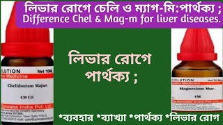 729 লিভার রোগে চেলি ও ম্যাগমি পার্থক্য  Chel amp Magm difference for liver diseases [upl. by Noek]