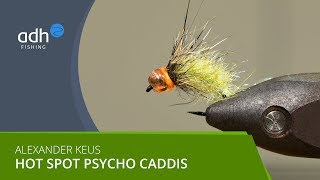 adhfishing TV  Bindevideo Hot Spot Psycho Caddis Köcherfliegennymphe [upl. by Intyre752]