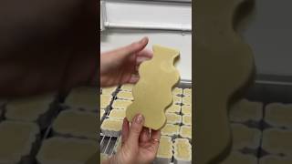 Making a giant shampoo bar 😏 shampoobar soapmaking smallbusiness conditionerbar [upl. by Edrahs]