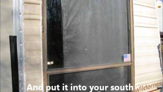 The DIY Passive Solar Window Heater How to make a passive solar heater [upl. by Aisetal]