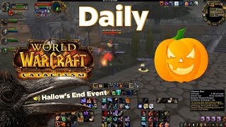 WoW Classic Cataclysm Hallows End Event 2024 [upl. by Ennayd]