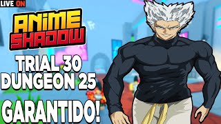 CARREGANDO TRIAL 30 🔴 NOVA ATUALIZAÇÃO DE ONE PUNCH MAN DOMINGÃO 💜 ANIME SHADOW 💜 Roblox Live [upl. by Onfre177]