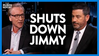 Jimmy Kimmel Goes Quiet as His Question for Bill Maher Backfires  DM CLIPS  Rubin Report [upl. by Huskey830]