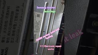 Samsung inverter Technology R600 Gas leak Testing Darier Vacuum joint leak [upl. by Iznil]