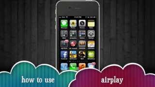 how to use airplay iphone ipod iPad [upl. by Dier540]