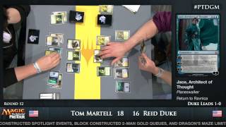 Pro Tour Dragons Maze  Day 2 Round 12 [upl. by Nesilla]