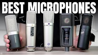 BEST MICROPHONES FOR VOCALS 2023  Neumann Rode Lewitt Warm Audio Shure amp Audio Technica [upl. by Noseyt30]