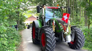 Schöne Fendt Schlepper auf dem Heimweg 5 Internationales FENDT Treffen in CH Niederwil 04082024 [upl. by Niall]