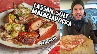 Grillezni télen Zéféle egészben sült malaclapocka [upl. by Yahsan]