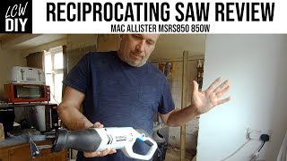 Cheap Reciprocating Saw Mac Allister UnboxingReview  DIY Vlog 24 [upl. by Crispas773]