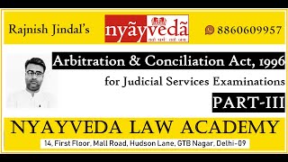 Lecture – 3  Arbitration and Conciliation Act 1996 ADR [upl. by Bullen]