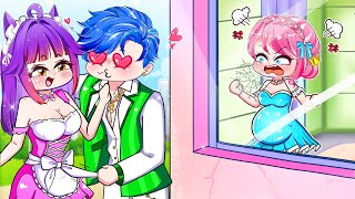 झूठा पति नौकरानी के साथ धोखा कर रहा है Pervert In Love  Gacha Life  Hindi Kahani [upl. by Anuaf41]