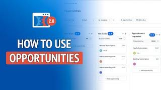 How to Use Opportunities in Clickfunnels 20  Clickfunnels 20 CRM [upl. by Surbeck]