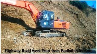 National Highway Road work Start From Budhal to Mahore Kunderdhan Area  khanvlogofficial2620 [upl. by Redmond]