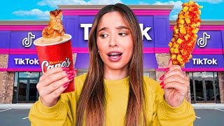 24 horas comiendo COMIDA VIRAL de TIKTOK en ESTADOS UNIDOS   Laura Mejia [upl. by Seften]