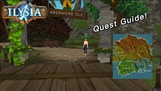 Ilysia Beta1 Abermore isle Quest Guide [upl. by Eltsyrhc863]