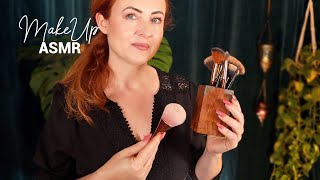 Doing Your MakeUp 💄 ASMR 💄 Lids Pots Brushing Soft Speaking [upl. by Nylhsa]