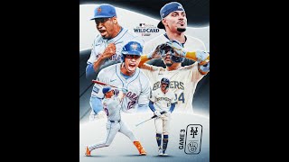 LIVE MLB The Show 24 2024 100324 Postseason NL Wildcard New York Mets  Milwaukee Brewers Game 3 [upl. by Ulrika]