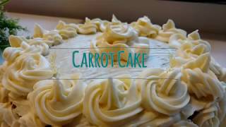 Carrot Cake with Cream Cheese FrostingmorotskakaEasy to makeChristmas special [upl. by Hogle]