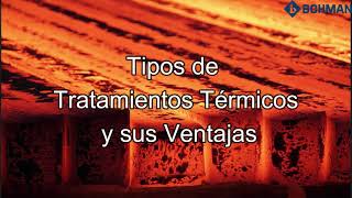 Tipos de Tratamiento Térmico y sus Ventajas  BOHMAN [upl. by Gurney]