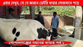 যে যে কারনে ডেইরি খামার লোকসানে পড়ে  Agriculture News  Bayezid Moral [upl. by Enaols987]