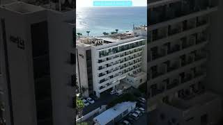 Nelia Beach Hotel  Ayia Napa Cyprus  Drone review [upl. by Ardnasil]