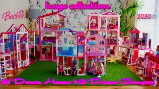 Barbie Dream House and Dream Camper Huge Collection 2020 Barbie Dollhouse Tour Barbie Dream Life [upl. by Portwine]