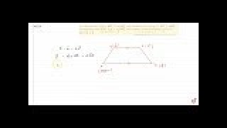 IIT JEE VECTOR ALGEBRA In a trapezium vector  vec B Calpha vec A Ddot We will then find that [upl. by Bray381]