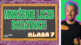 MNOŻENIE LICZB DODATNICH [upl. by Ahseirej332]