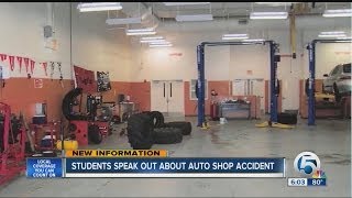 Students speak out about auto shop accident [upl. by Ayouqat]