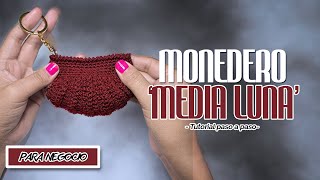 MONEDEROS TEJIDOS A CROCHET CON CIERRE 👛 [upl. by Faucher]