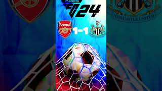 ARSENAL vs NEWCASTLE PREMIER LEAGUE🔥FtSaka…football eafc24 2024 shorts viral vs best top [upl. by Reprah]