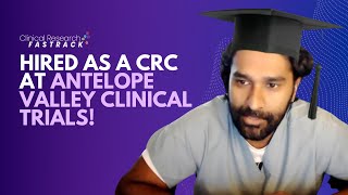 Rajesh was hired as a CRC at Antelope Valley Clinical Trials [upl. by Terina]