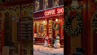 Winter Café Ambience with Relaxing Christmas Jazz ❄️🎄 christmasvibes christmasjazz holidayjazz [upl. by Barbara]