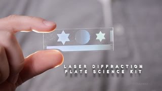 Laser Diffraction Plate Science Kit from ThinkGeek [upl. by Trabue417]