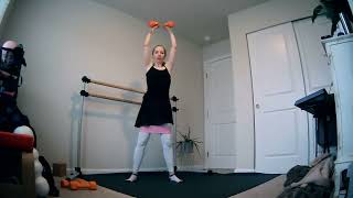 My Barre Fitness Practice  October 22 2024 elenasbarre [upl. by Balduin391]