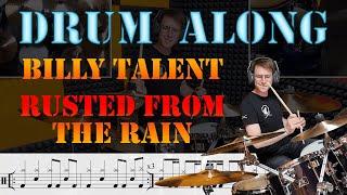 How to Drum Billy Talent  Rusted from the Rain Drum Along [upl. by Gerge]