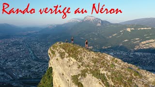 Randonnée vertige traversée des arêtes du Néron en Chartreuse Lever du jour sur Grenoble amp Vercors [upl. by Erma]