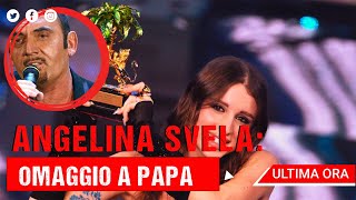 Angelina Mango annuncio brividi papà “Devo dirlo lui” [upl. by Nomal822]