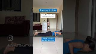 Fertility yoga Yoga for fertility fertilityyoga yogaforfertility fertilityexercise [upl. by Ahseiym]