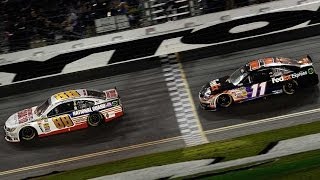 22314  Daytona  Dale Earnhardt Jr wins second Daytona 500 [upl. by Napier]