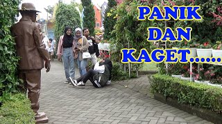 KAGET BANGET AKU  STATUE PRANK [upl. by Resarf]