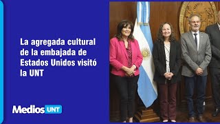 La agregada cultural de la embajada de Estados Unidos visitó la UNT [upl. by Anileva]