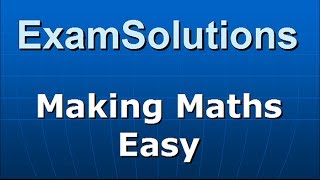 Matrix Transformations  Further Maths  FP1 Edexcel June 2013 Q8c  ExamSolutions [upl. by Zeitler]