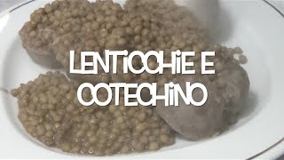 lenticchie e cotechino la ricetta di Chef Stefano Barbato [upl. by Dauf]