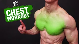 The 💯 Chest Workout MOST EFFECTIVE [upl. by Akinad]