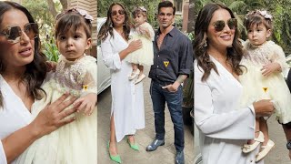 Bipasha Basu Along with Daughter Devi amp Husband Karan Singh Grover at Alana Pandays BabyShower 😍💖📸 [upl. by Jollanta]