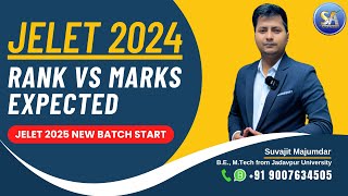 JELET 2024 Expected Marks vs Rank  Jelet 2023 amp 2024 Marks vs Rank Compare  JELET 2025 Exam Course [upl. by Arhat]