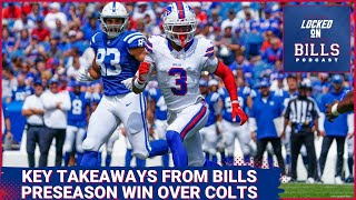 Key Buffalo Bills takeaways as Matt Barkley shines in 2319 preseason win over Indianapolis Colts [upl. by Trilbee]