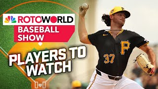 Early season fantasy baseball strategy 2024  Players to Watch  Rotoworld Baseball Show FULL SHOW [upl. by Os]